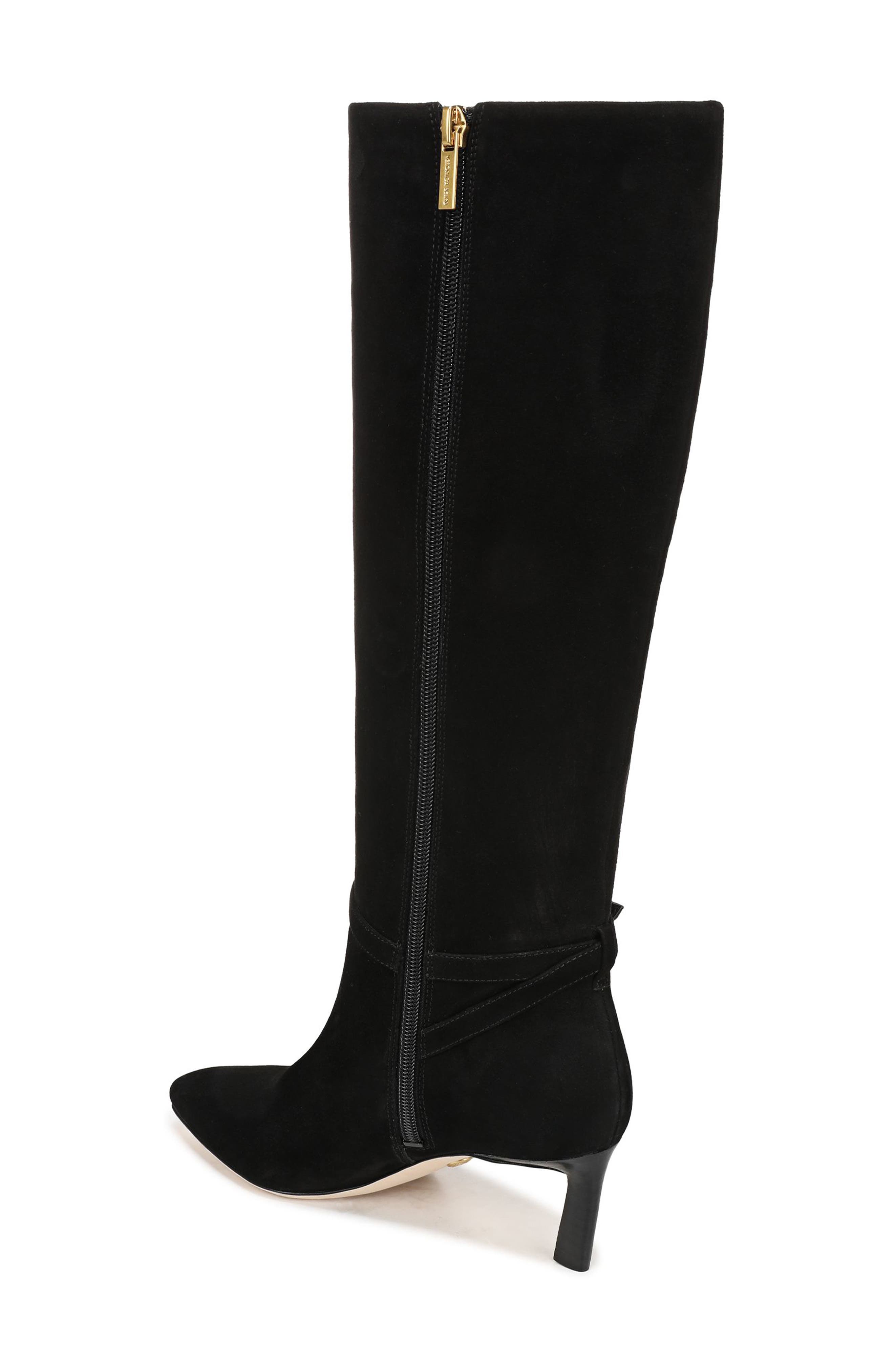 Veronica Beard Kailine Knee High Boot, Alternate, color, Black