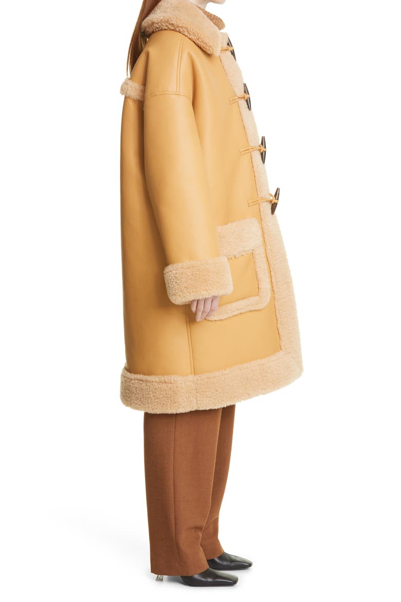 Brunswick Faux Shearling Coat, Alternate, color, SWEET SEED