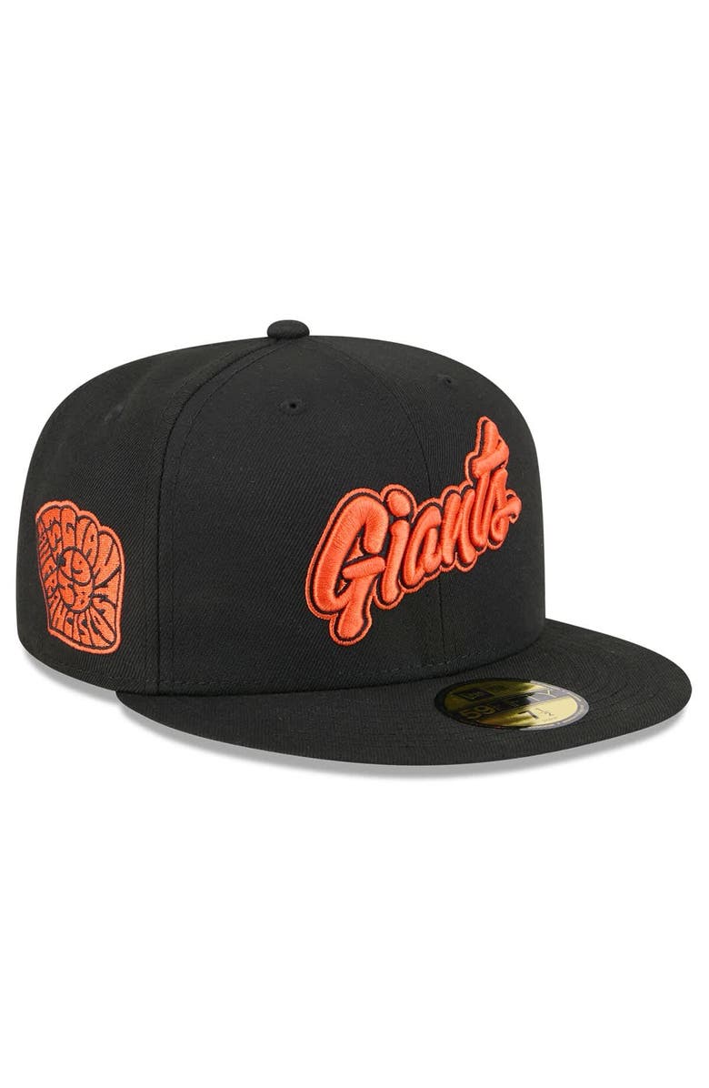 New Era Men's New Era  Black San Francisco Giants 2025 City Connect Wordmark 59FIFTY Fitted Hat, Alternate, color, Black