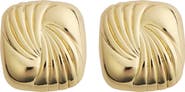 Panacea Textured Square Stud Earrings