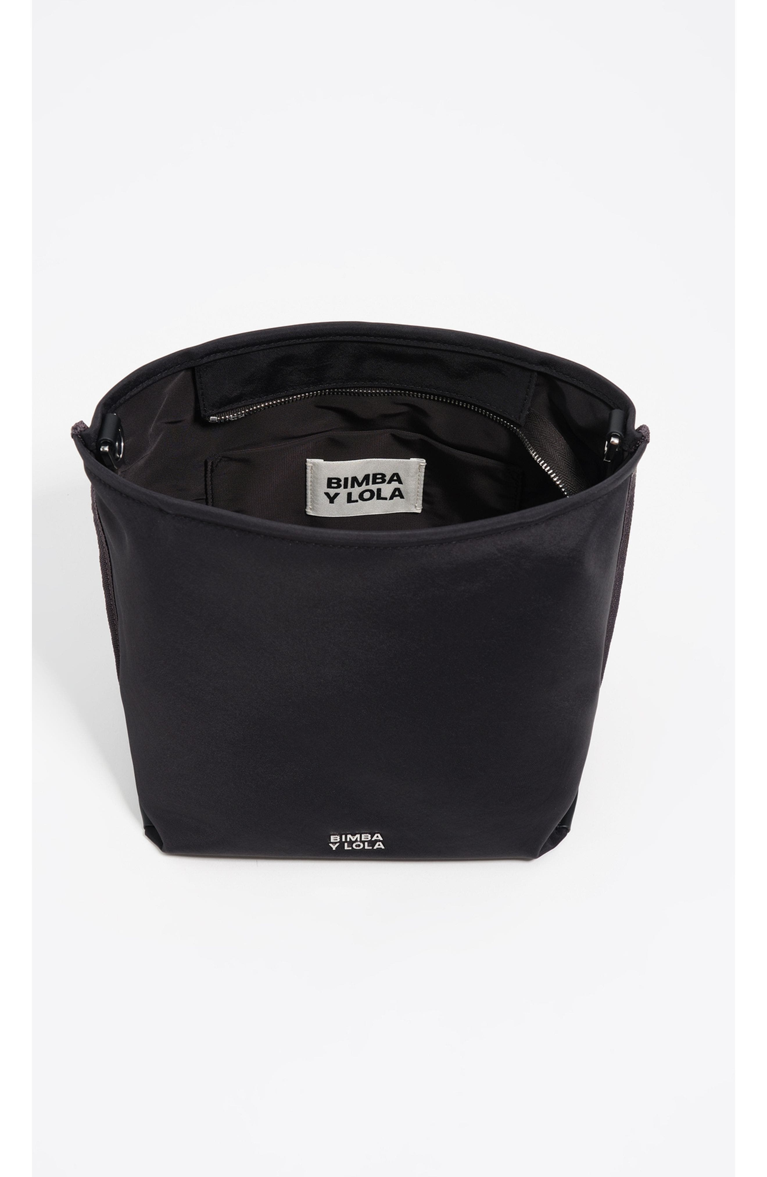 Bimba y Lola Nylon Carlino Bag, Alternate, color, Black