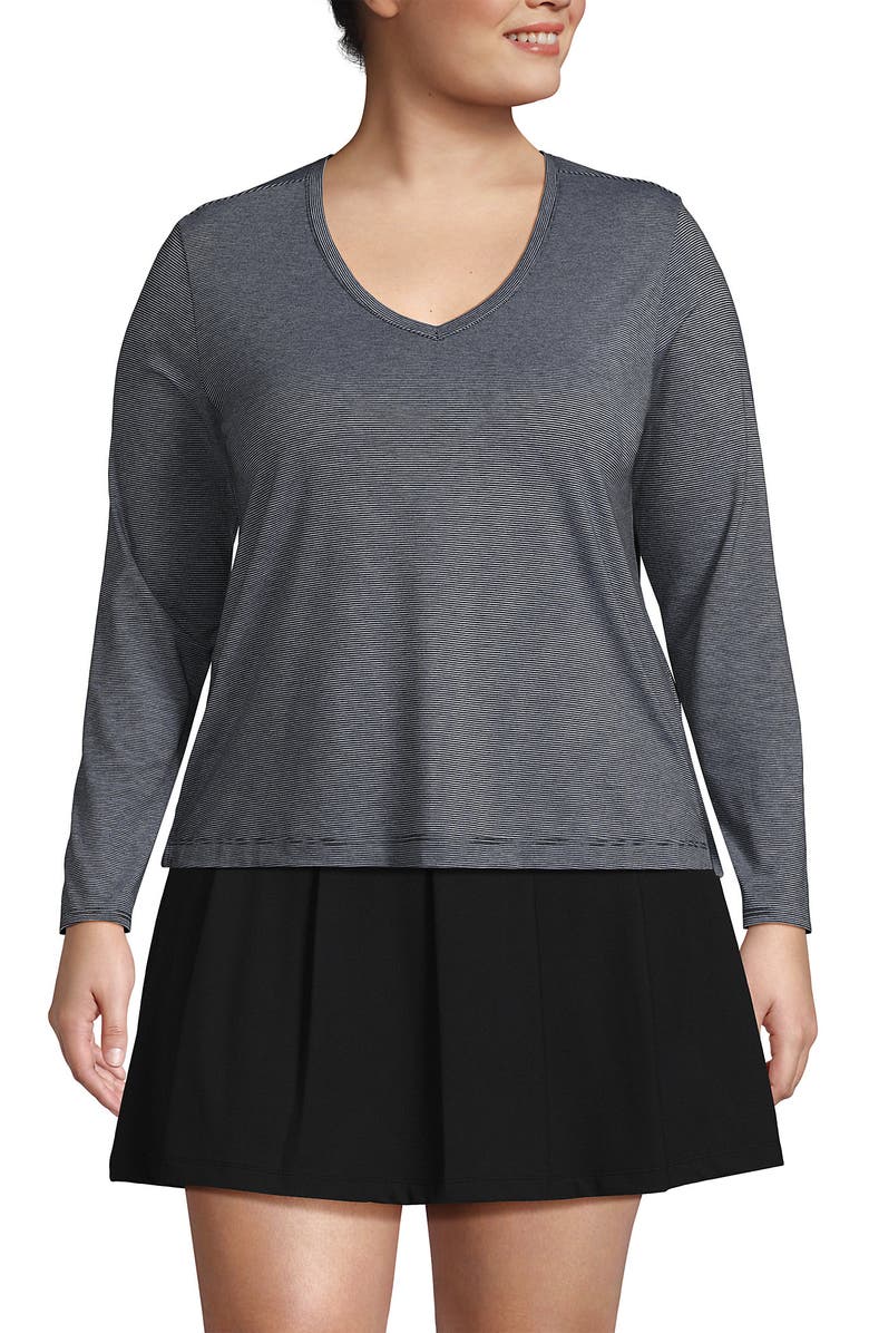 Lands' End Power Performance Long Sleeve Top, Alternate, color, 