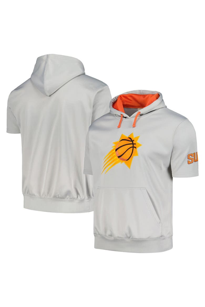 Men's Fanatics Branded Silver Phoenix Suns Big & Tall Logo Pullover Hoodie, Alternate, color, Silver