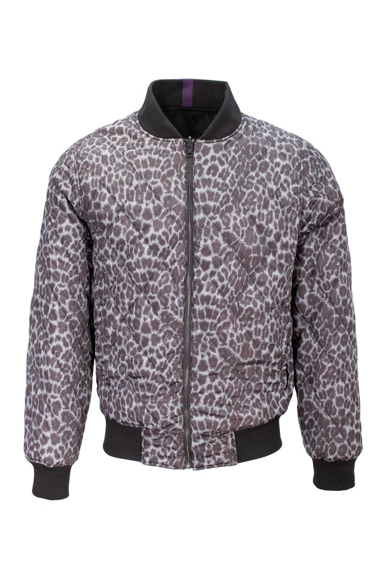 Don Velvet Reversible Bomber Jacket, Alternate, color, Black