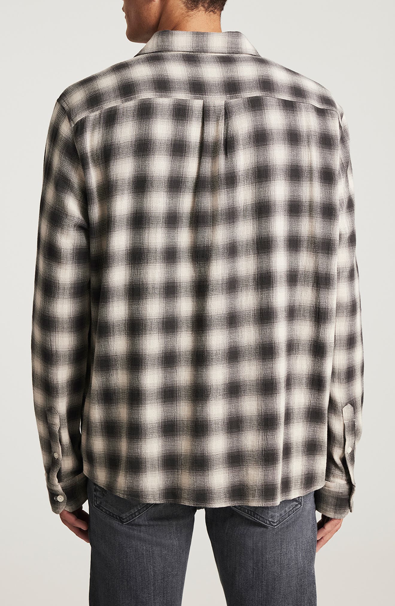 Check Cotton Button-Up Shirt - image 2