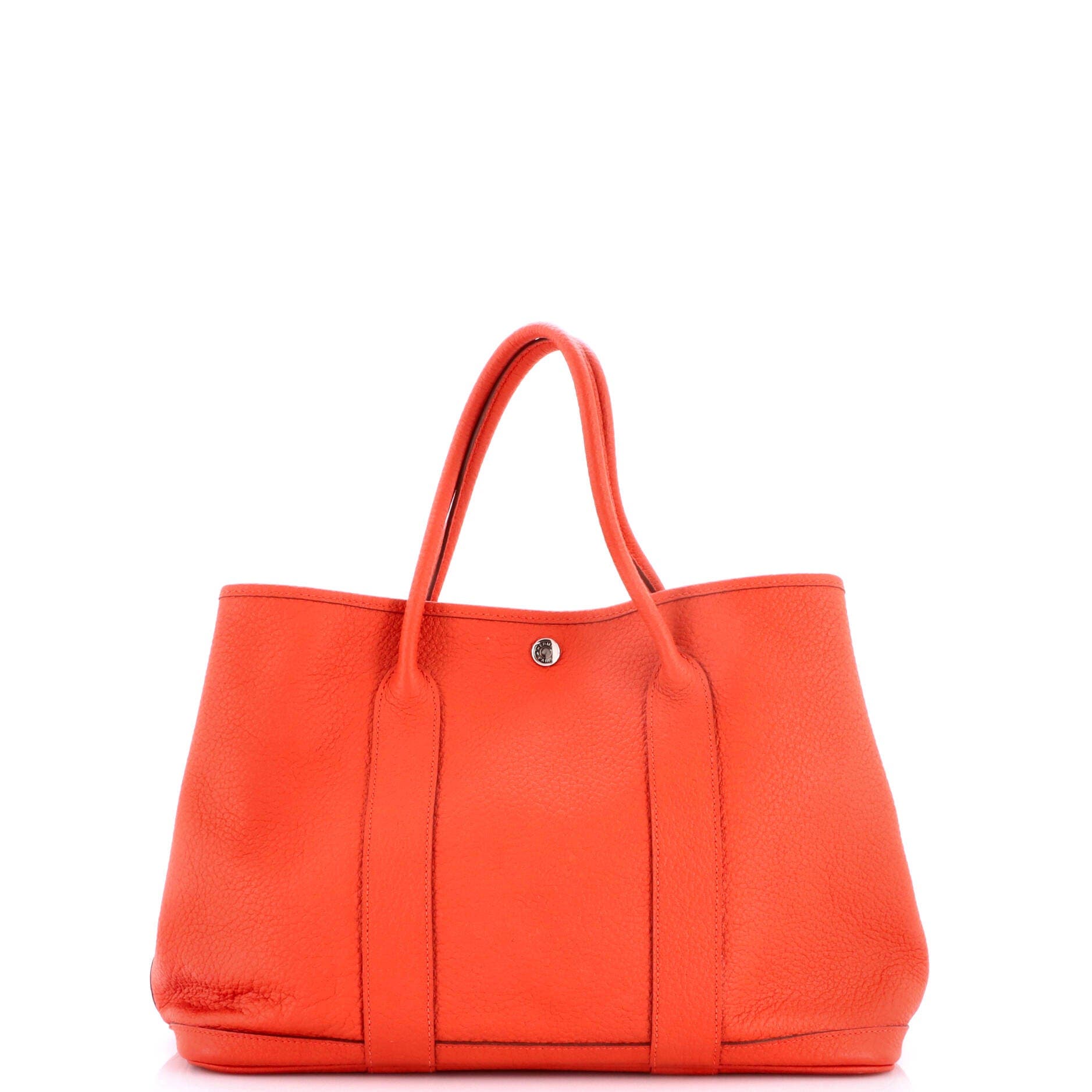 Garden Party Tote Leather 36, Alternate, color, Red