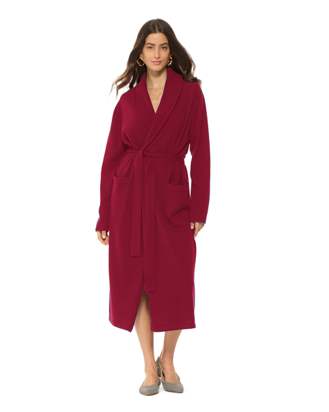 Pure Cashmere Knit Robe
