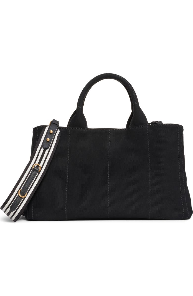 Prada Medium Canapa Canvas Tote, Alternate, color,