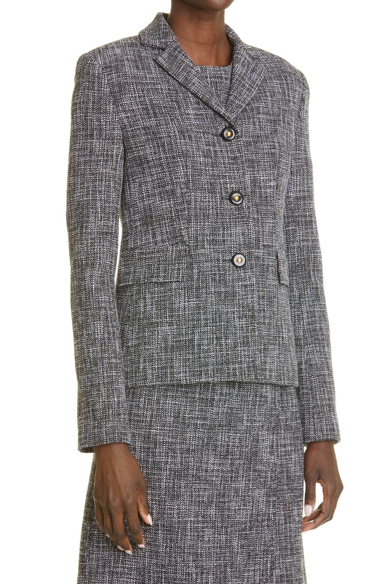 ST. JOHN Tweed Jacket, Alternate, color,