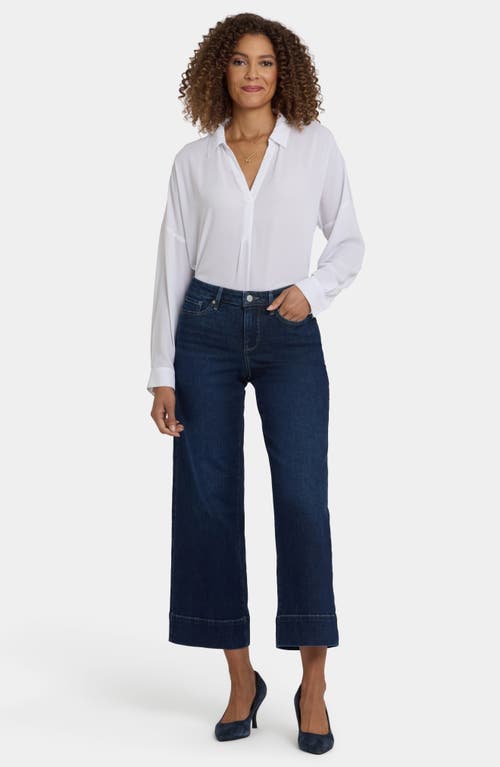 Nydj Teresa Ankle Wide Leg Jeans In Blue