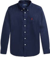 Polo Ralph Lauren Kids' Linen Button-Down Shirt