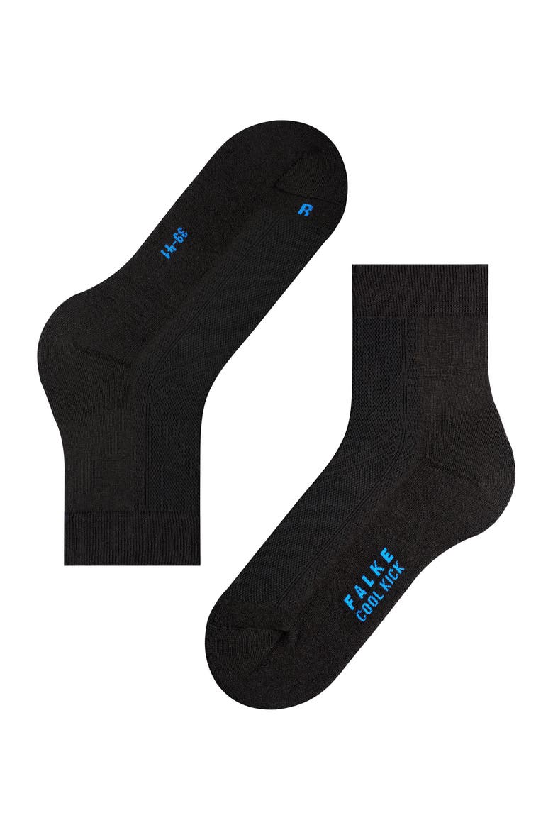 Cool Kick Short Socks, Alternate, color, Black