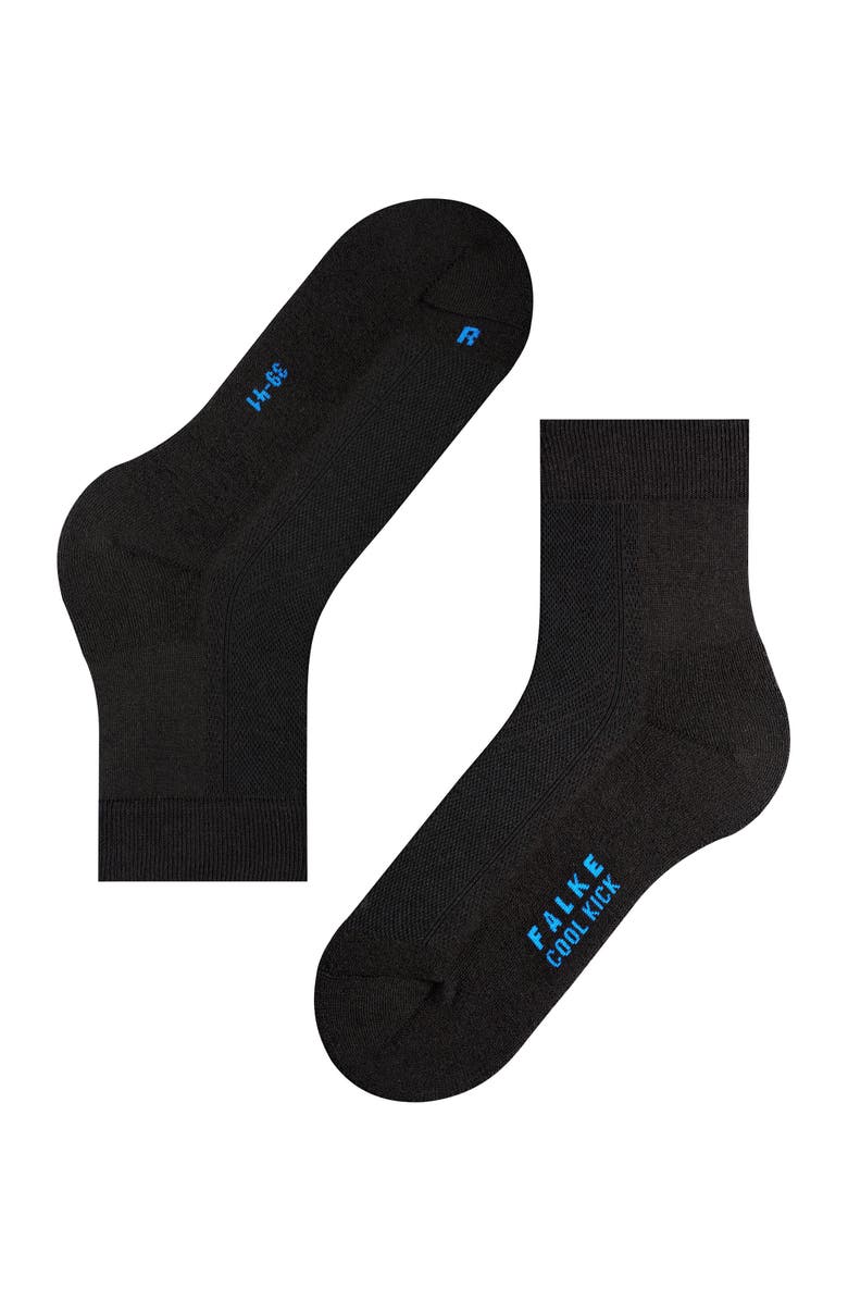 Falke Cool Kick Short Socks, Alternate, color, Black