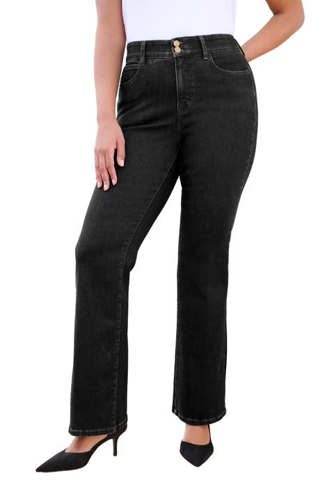 Plus Size High Rise Tummy Control Bootcut Jeans