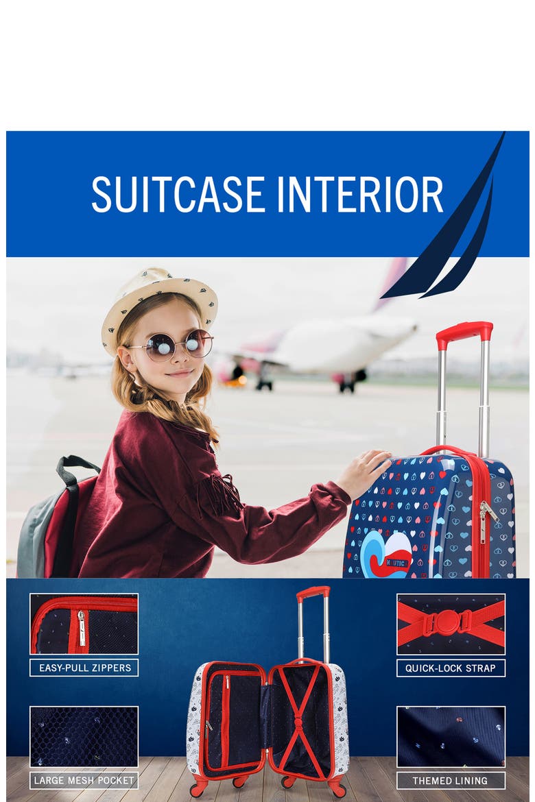 Adventure Airline Approved Carry On Suitcase, Alternate, color, Pastel Shell