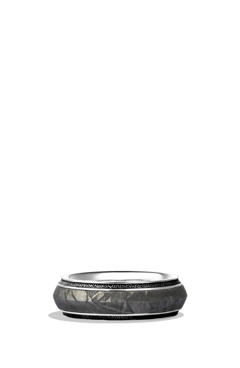 David Yurman 'Meteorite' Knife-Edge Band Ring, Main, color, 