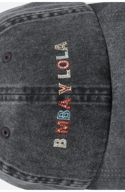 Bimba Y Lola Washed Cotton Cap In Gray