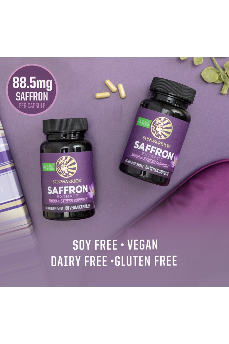 Saffron Extract 60ct Capsules, Alternate, color, No Color