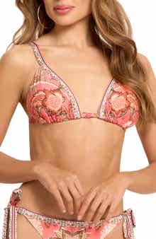 Cosita Linda Floral Triangle Bikini Top