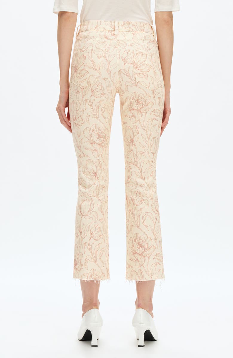 Bayeas Dublin Floral High Waist Straight Leg Jeans, Alternate, color, Blushed Shadows