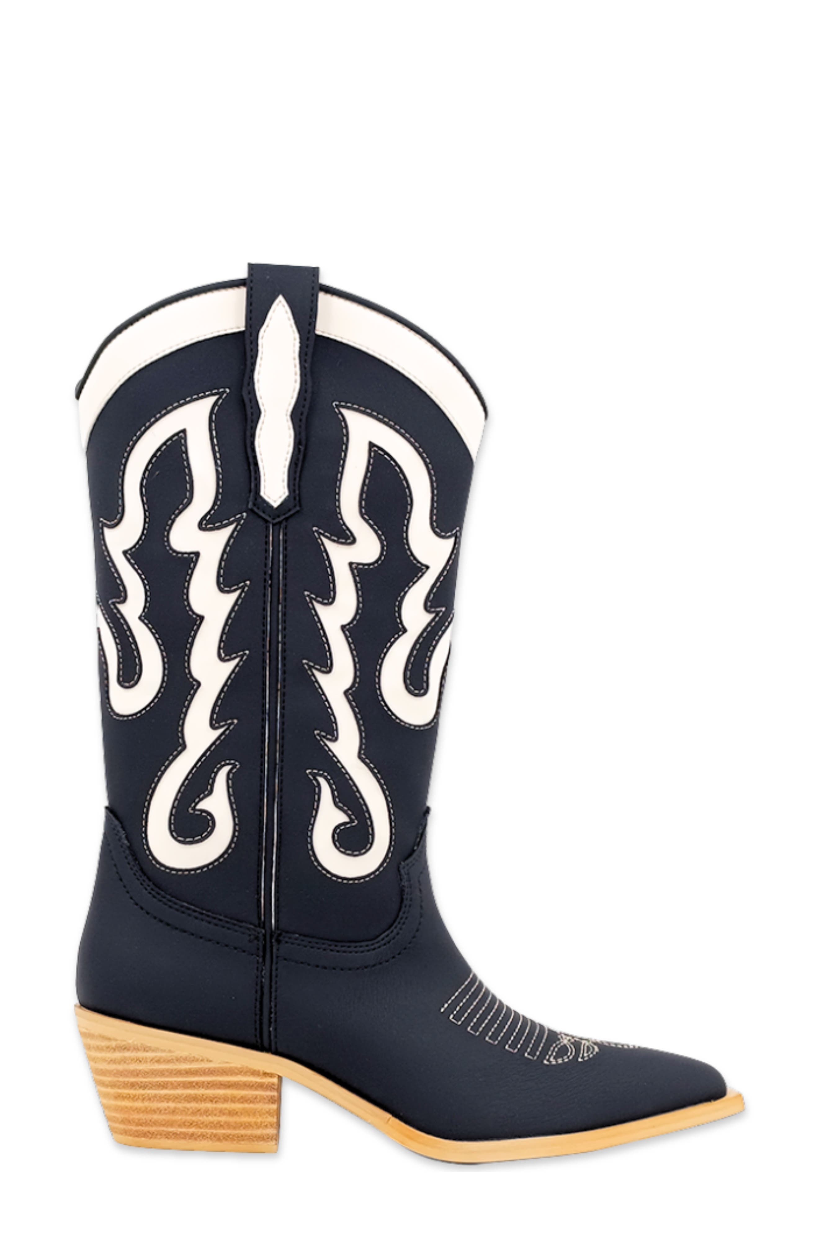 SHUSHOP Yaya Western Boot, Alternate, color, 