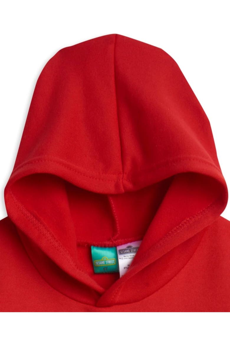 Elmo Fleece 2-Piece Hoodie and Joggers Set, Alternate, color, Elmo Red Grey