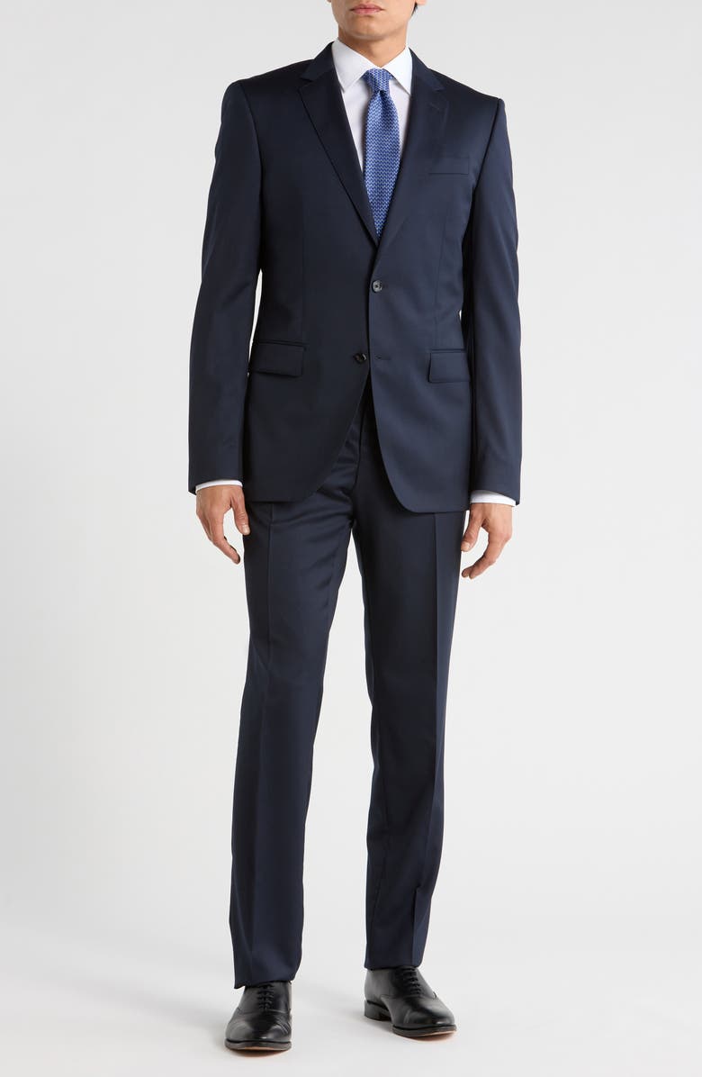 BOSS Huge Wool Suit, Main, color, Blue