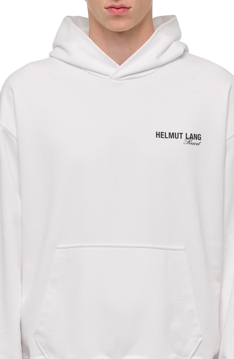 Helmut Lang Ski Map Graphic Hoodie, Alternate, color, White