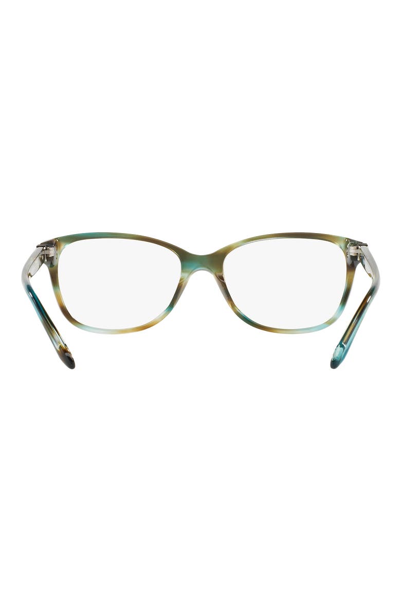 52mm Square Optical Glasses, Alternate, color, HAVANA BLUE