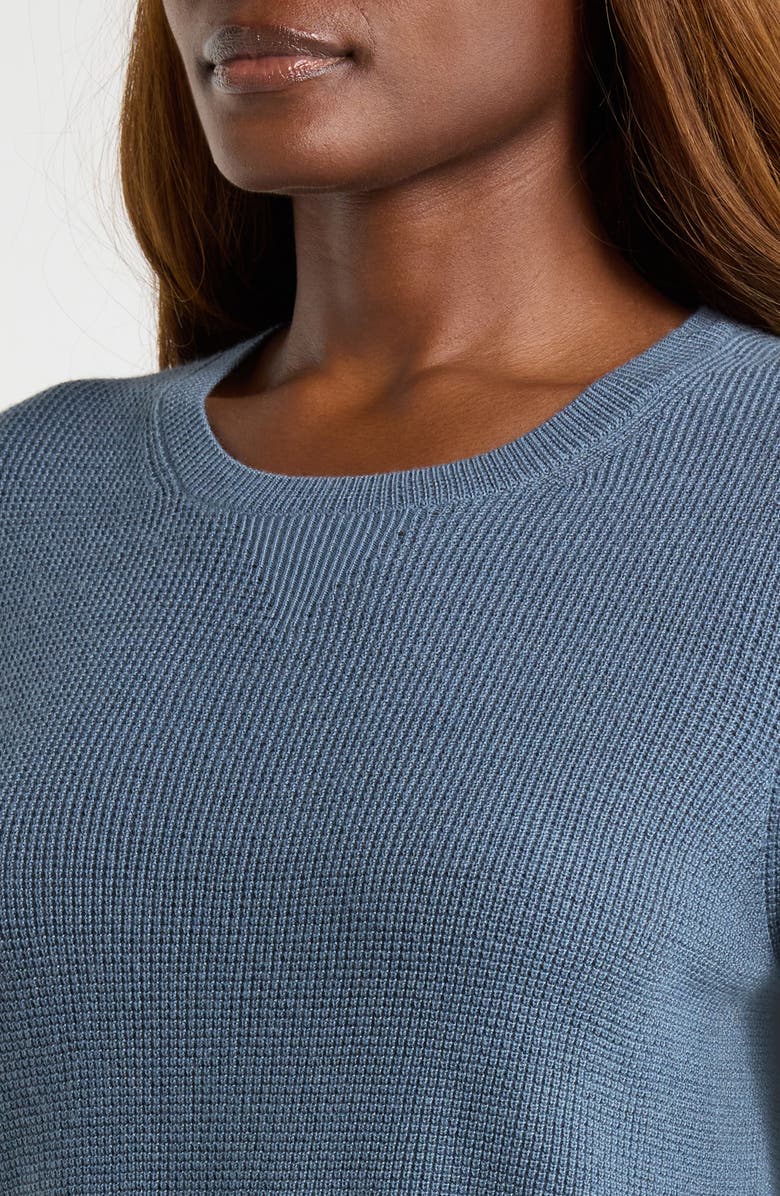 Lunya Silkthermal Knit Crewneck Top, Alternate, color, Harbor Indigo