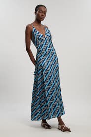 Karen Millen Chain Print Maxi Dress