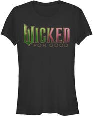 Wicked: For Good Junior's Official Tonal Logo Short Sleeve Graphic T-Shirt
