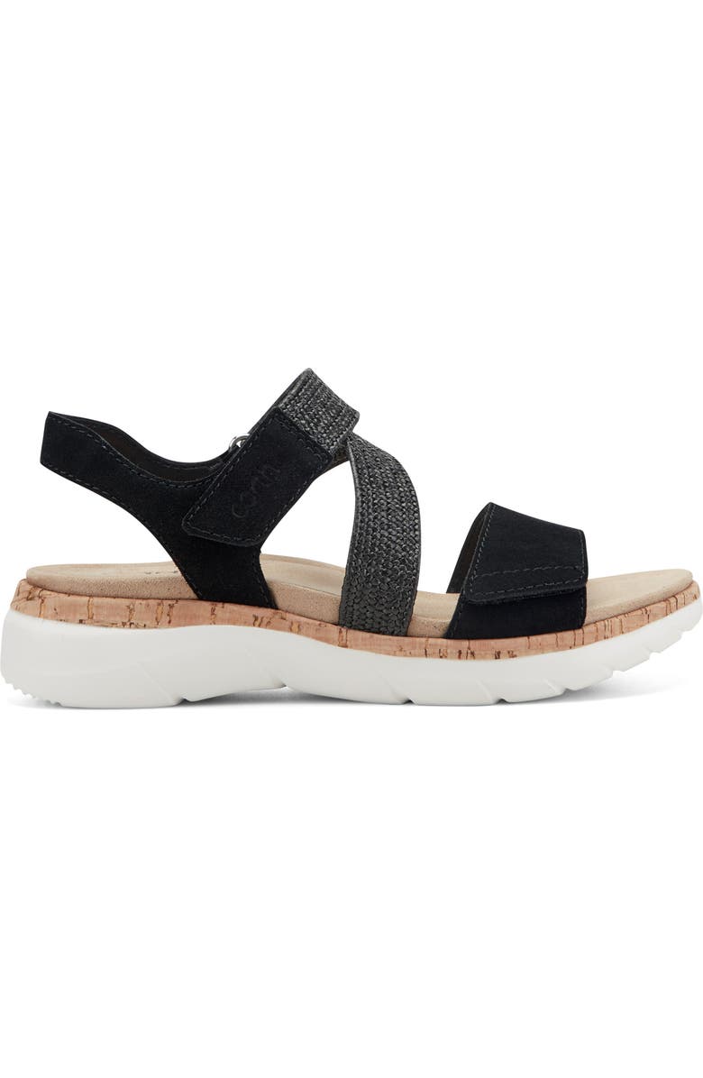 Earth<sup>®</sup> Reston Ankle Strap Platform Sandal, Alternate, color, Black