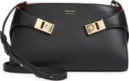 FERRAGAMO Hug Soft Leather Convertible Bag