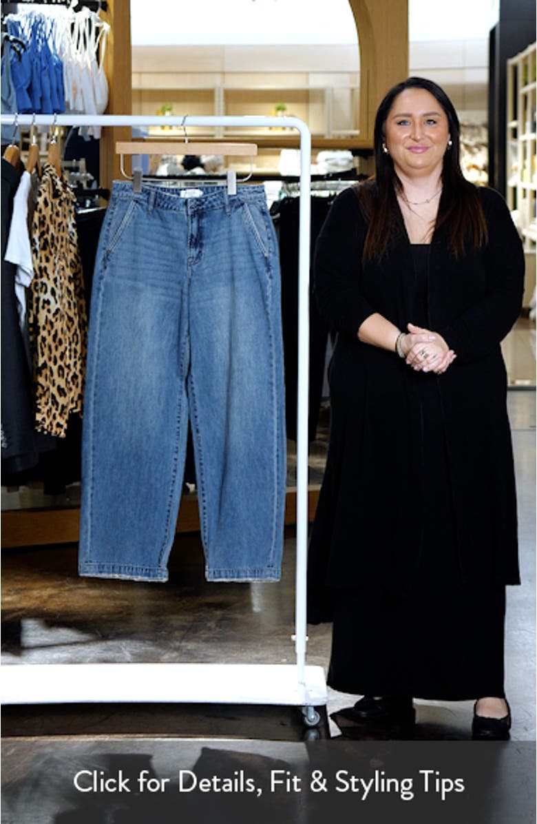 Mid Rise Baggy Wide Leg Jeans, sales video thumbnail