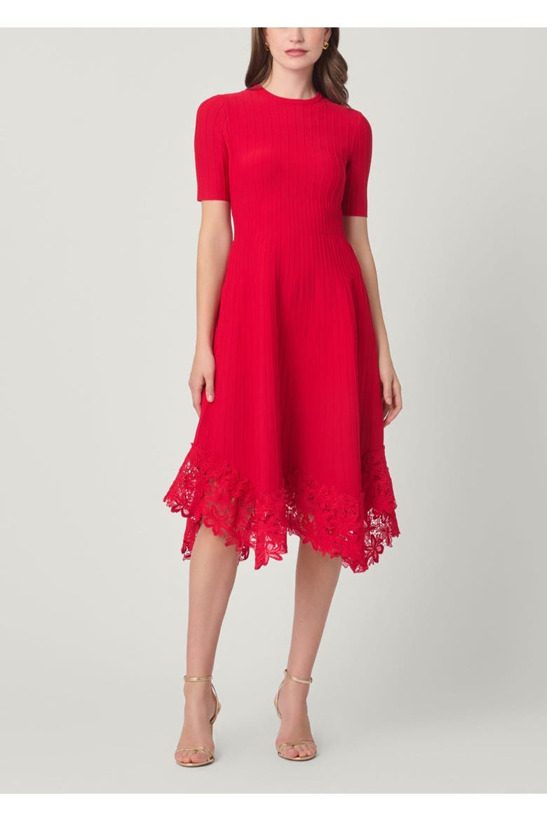 Shailene Courcheval Knit Dress, Main, color, Cherry