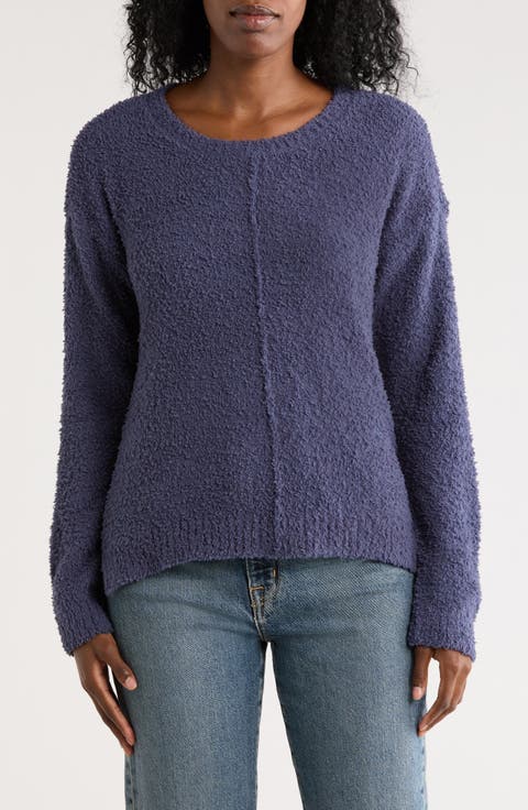 Silky Plush Step Hem Sweater