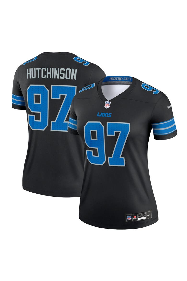 Women's Nike Aidan Hutchinson Black Detroit Lions Legend Jersey, Main, color, Black