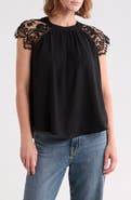 Forgotten Grace Crochet Cap Sleeve Top