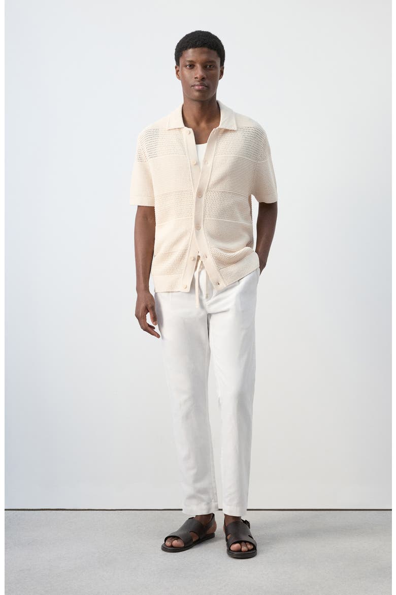Open Stitch Shirt, Alternate, color, ECRU