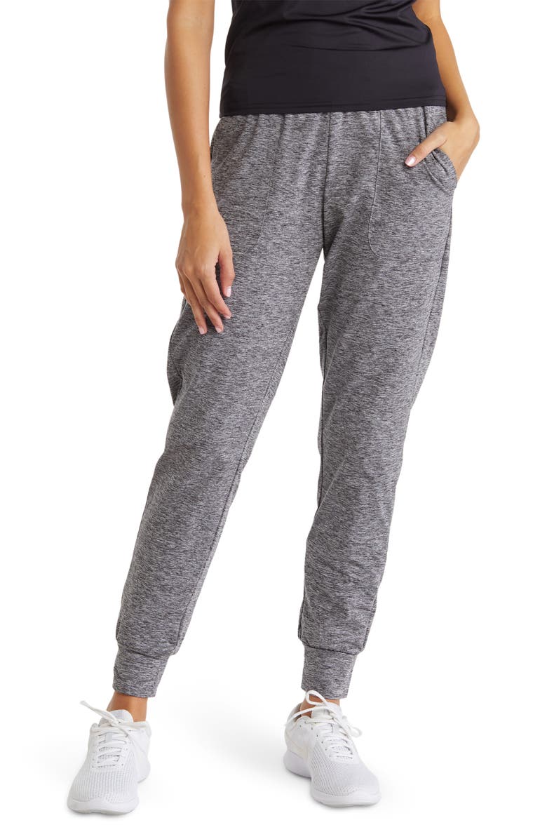 Z by Zella Uptown Brushed Jersey Knit Joggers, Main, color,