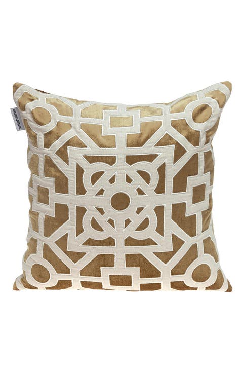 Hazel Geometric Accent Pillow