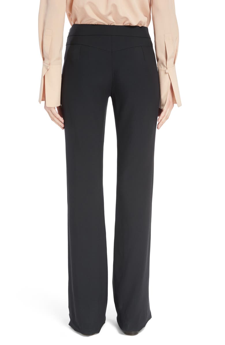 Chloé Asymmetrical Button Flare Cady Pants, Alternate, color, 