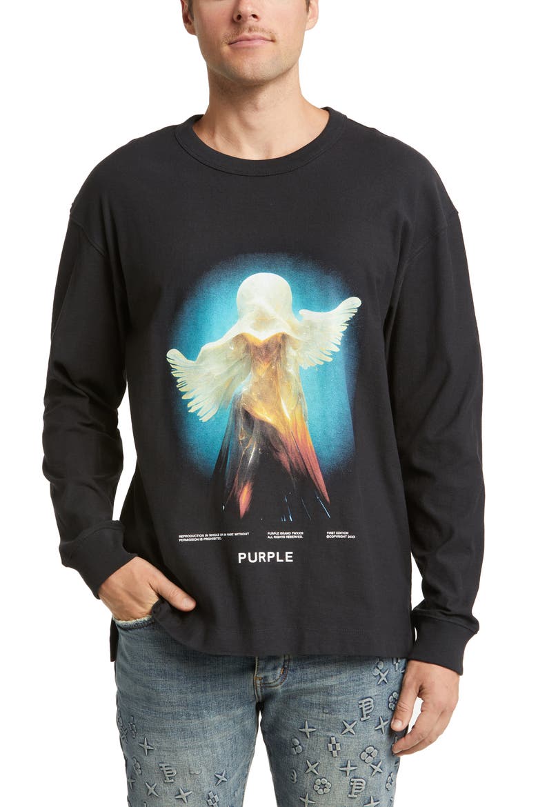 Angel Long Sleeve Graphic T-Shirt (Men) | Nordstromrack