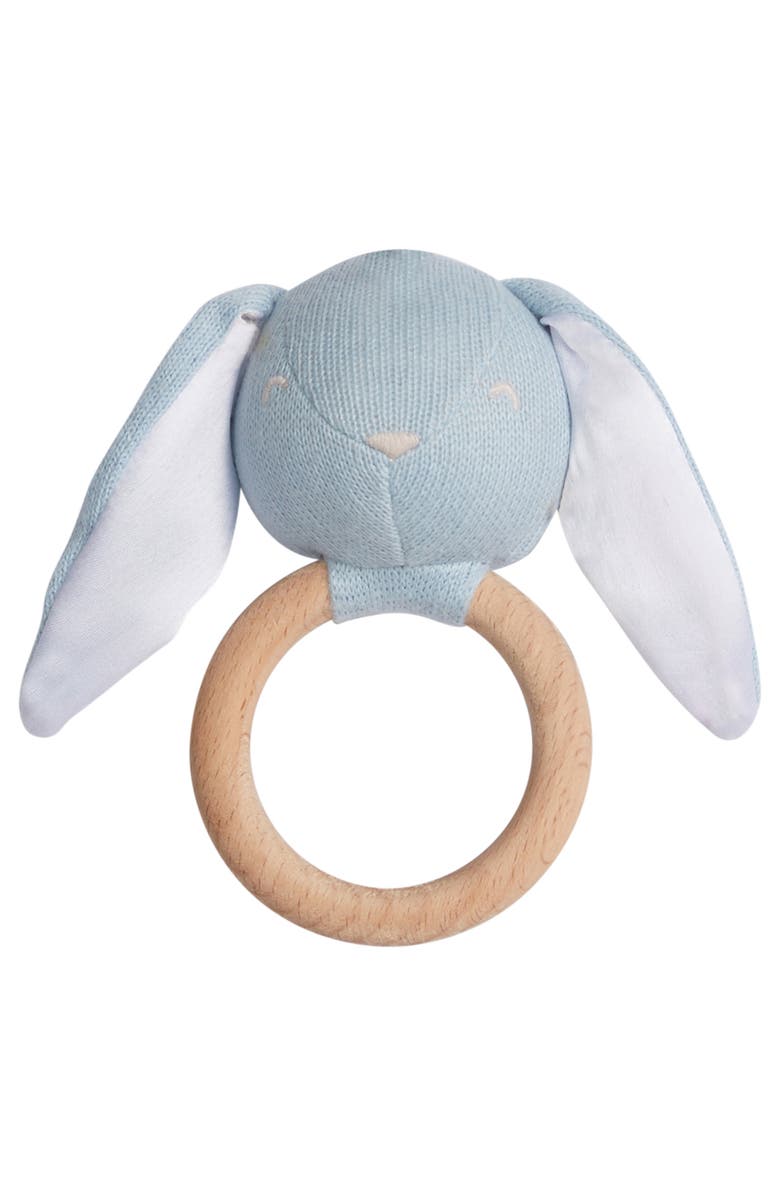 Little English Kids' Rattle, Main, color, Blue Bunny