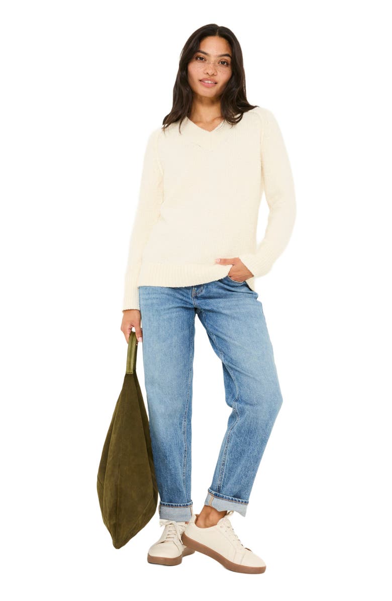 FatFace Bonnie Boucle V Neck, Alternate, color, 