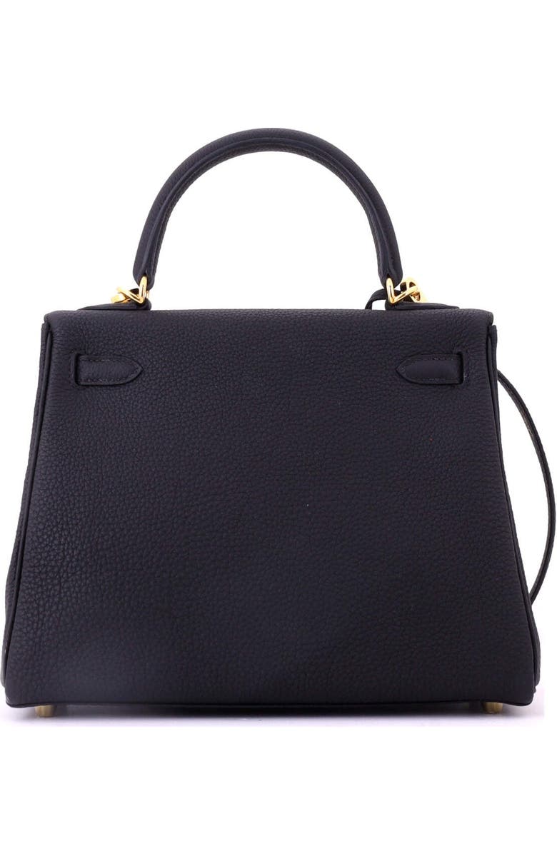 Pre-Owned Hermes Kelly Handbag Black Togo with Gold Hardware 25, Alternate, color, Noir