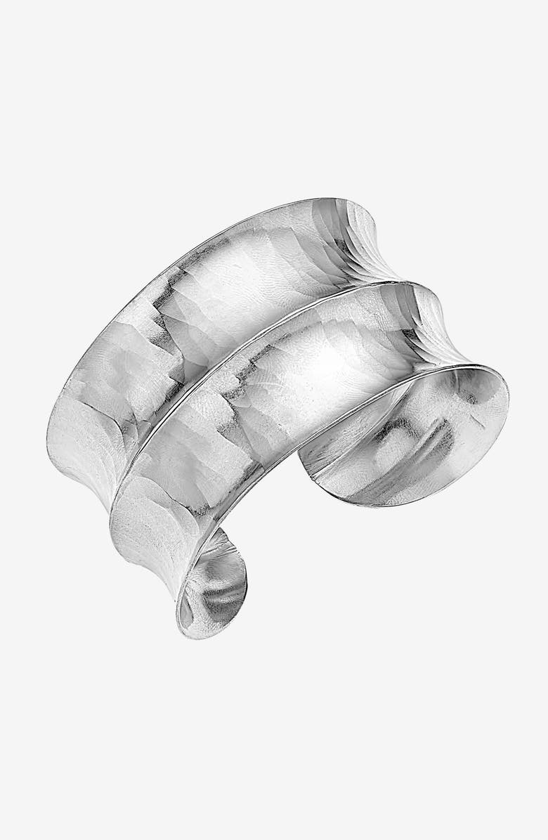 Dower 
Hall Double Concave Nomad Cuff, Main, color, Sterling Silver
