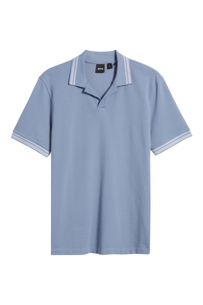 Pye Polo, Alternate, color, OPEN BLUE