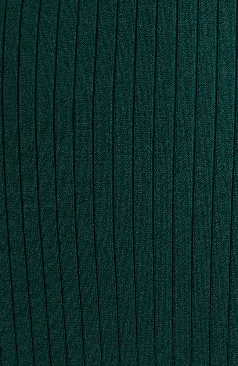 Elie Tahari The Tamara Long Sleeve A-Line Dress, Alternate, color, Deep Forest